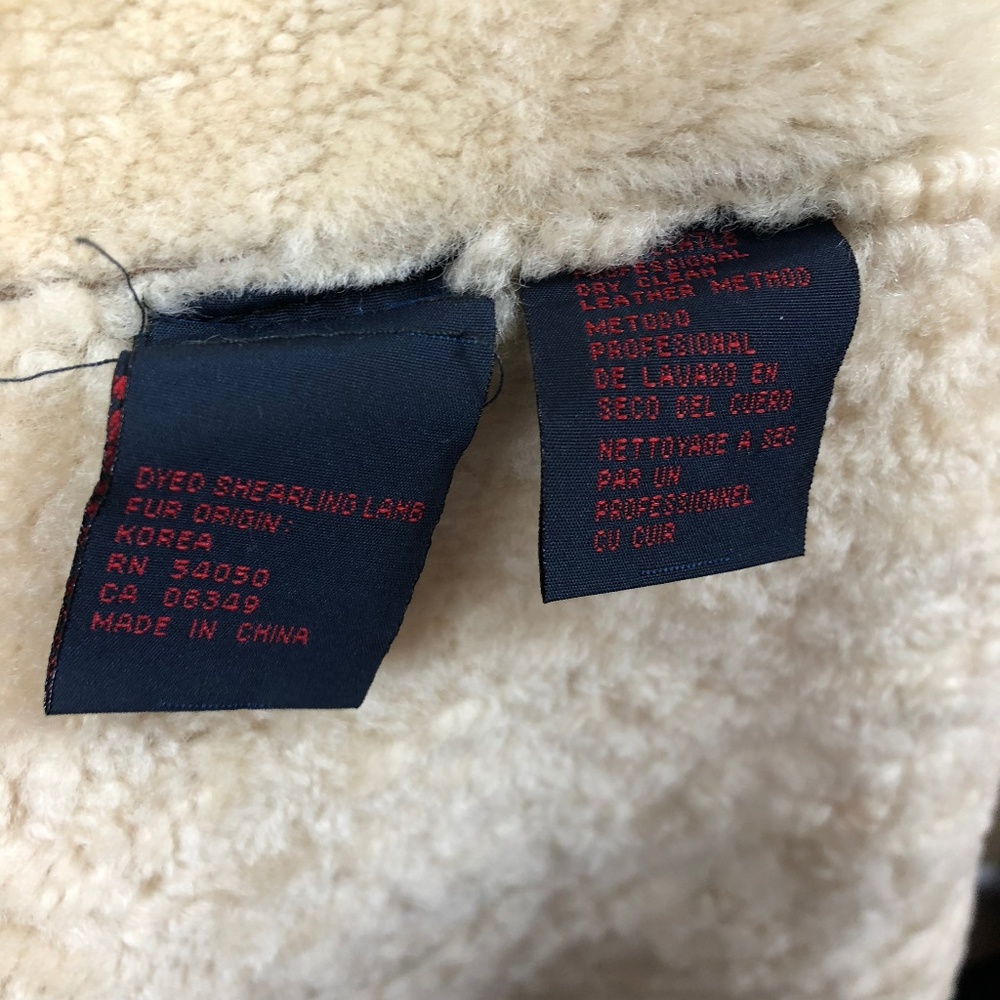 Vintage Ralph Lauren Shearling Zip Vest - Picture 8 of 8